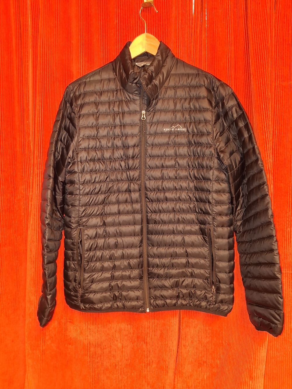Eddie Bauer Black Quilted Lightweight Puffer Jacket